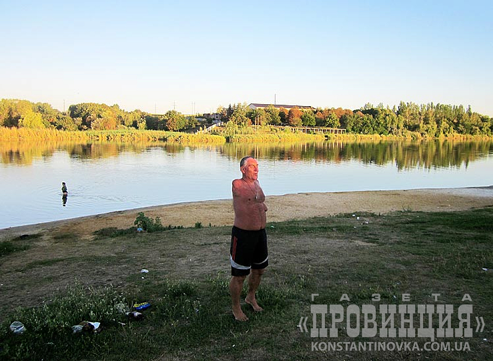 Рассвет над 1-м ставком 