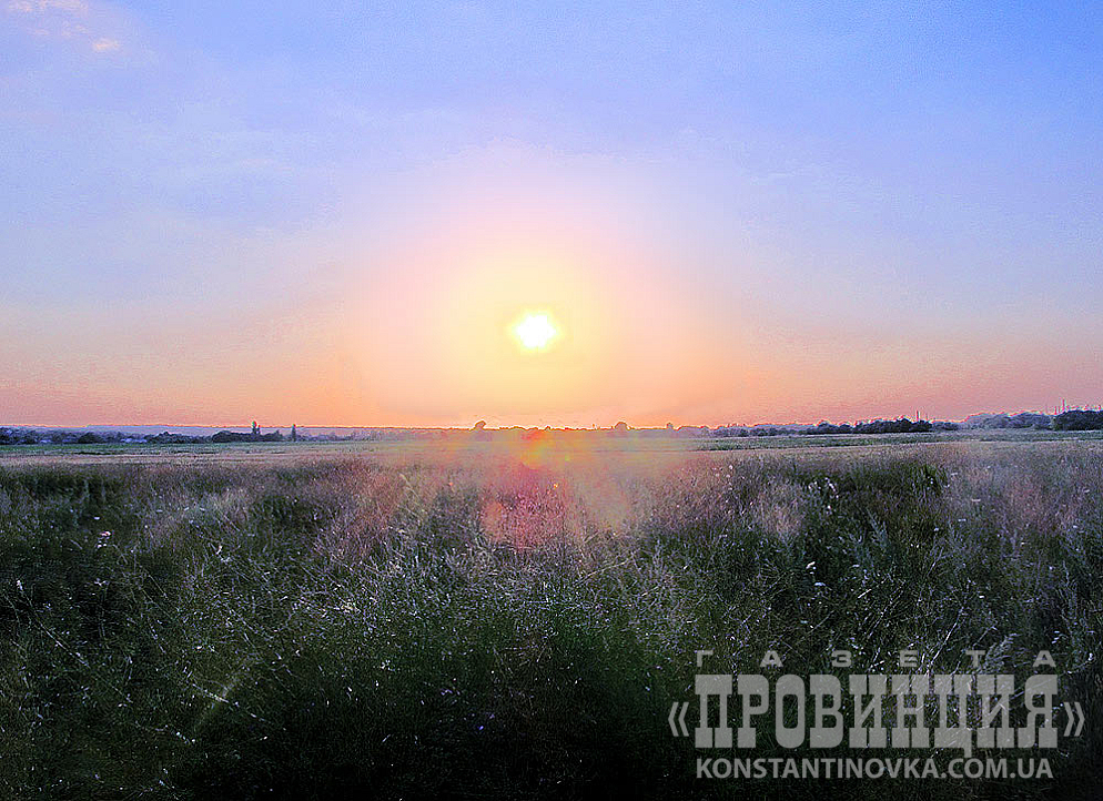Закат на Новоселовке