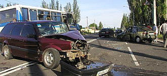Урожай аварий на проспекте Ломоносова