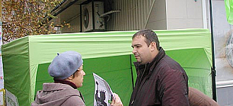 Палатки акции “Украина против Януковича”.  Дубль два