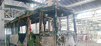 В трампарке сгорел «розовый слон»