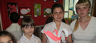 Выставка бумагокрученок