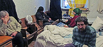 Зима в приюте для бездомных
