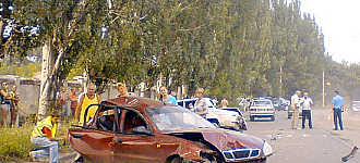 Страшная авария на ул. Мирошниченко