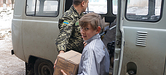 В Школу-интернат  наведались  украинские  военные