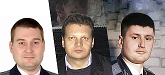 Василь Меюс (ліворуч), Ян Друзь (у центрі) та Максим Зарубін (праворуч). Колаж: Вільне радіо