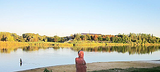 Рассвет над 1-м ставком 